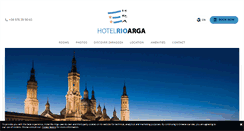 Desktop Screenshot of hotelrioarga.es